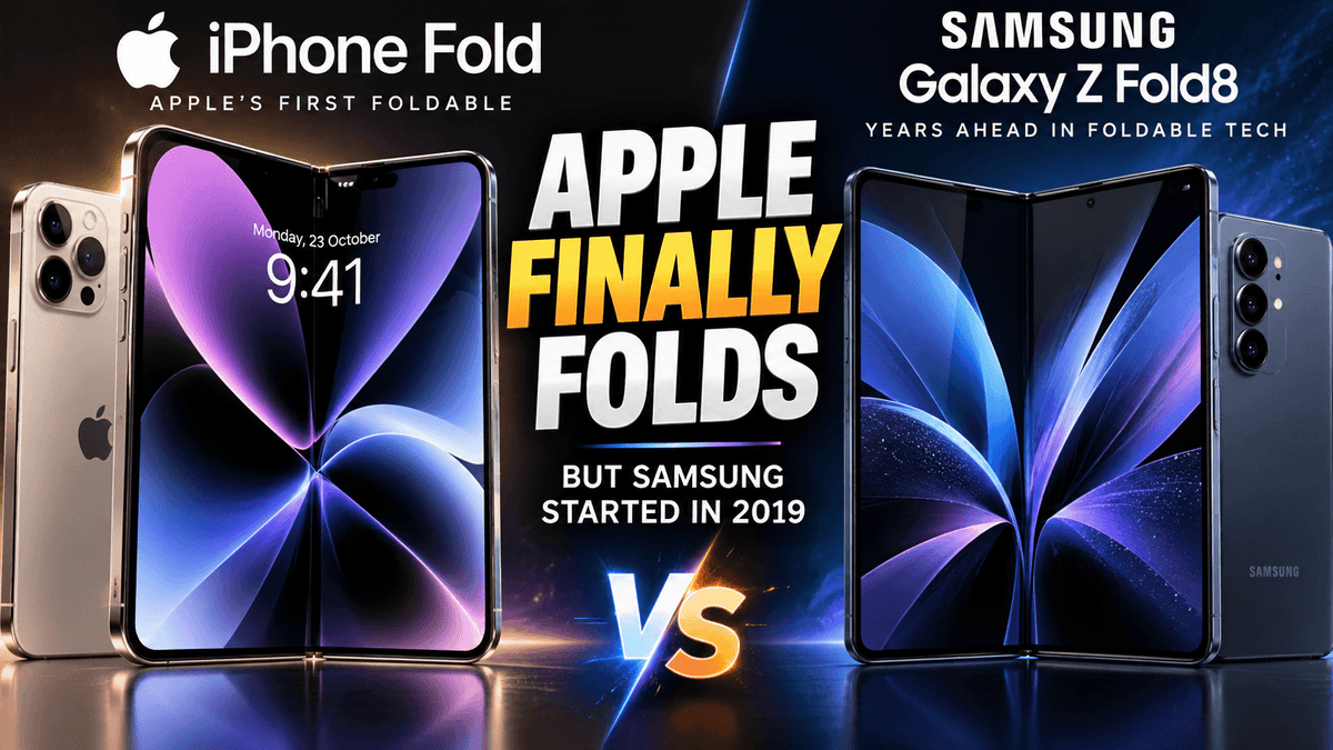 iPhone Fold vs Samsung Galaxy Z Fold comparison