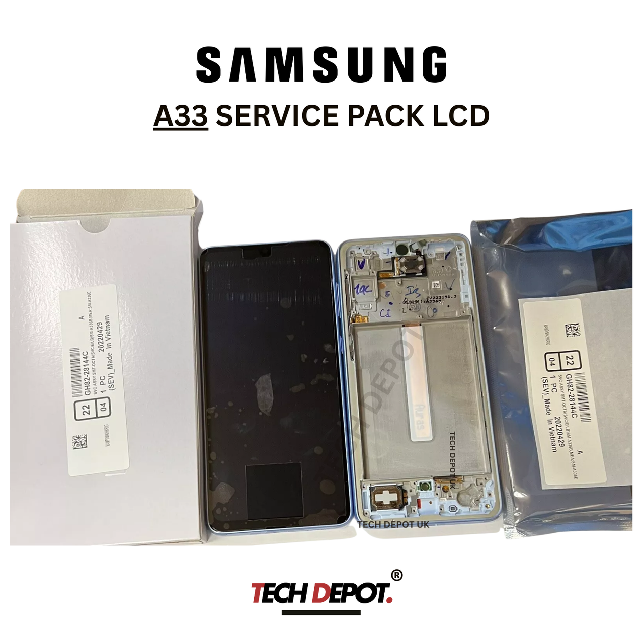 GENUINE SAMSUNG A33 5G A336 LCD SCREEN SERVICE PACK NEW