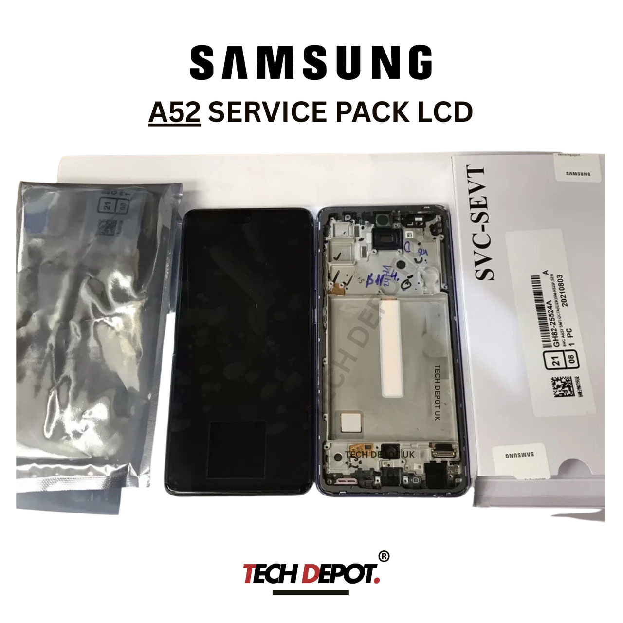 NEW GENUINE SAMSUNG A52 4G A525F LCD SCREEN SERVICE PACK NEW