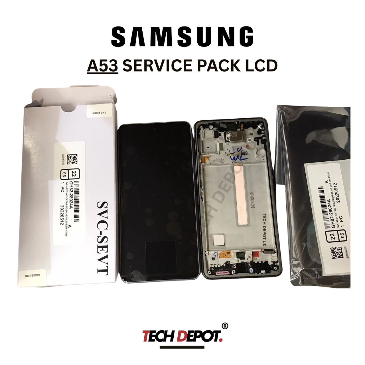 NEW GENUINE SAMSUNG A53 5G A536B LCD SCREEN SERVICE PACK NEW