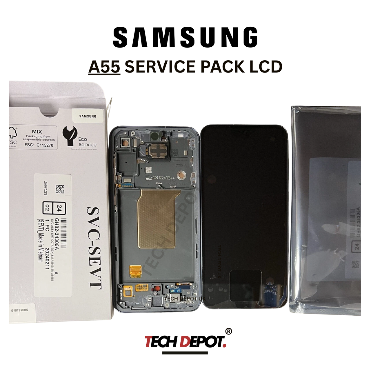 NEW GENUINE SAMSUNG A55 5G A556 LCD SCREEN SERVICE PACK NEW