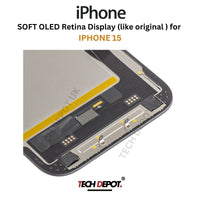 IPhone 15 Soft OLED Screen Replacement - Premium Quality