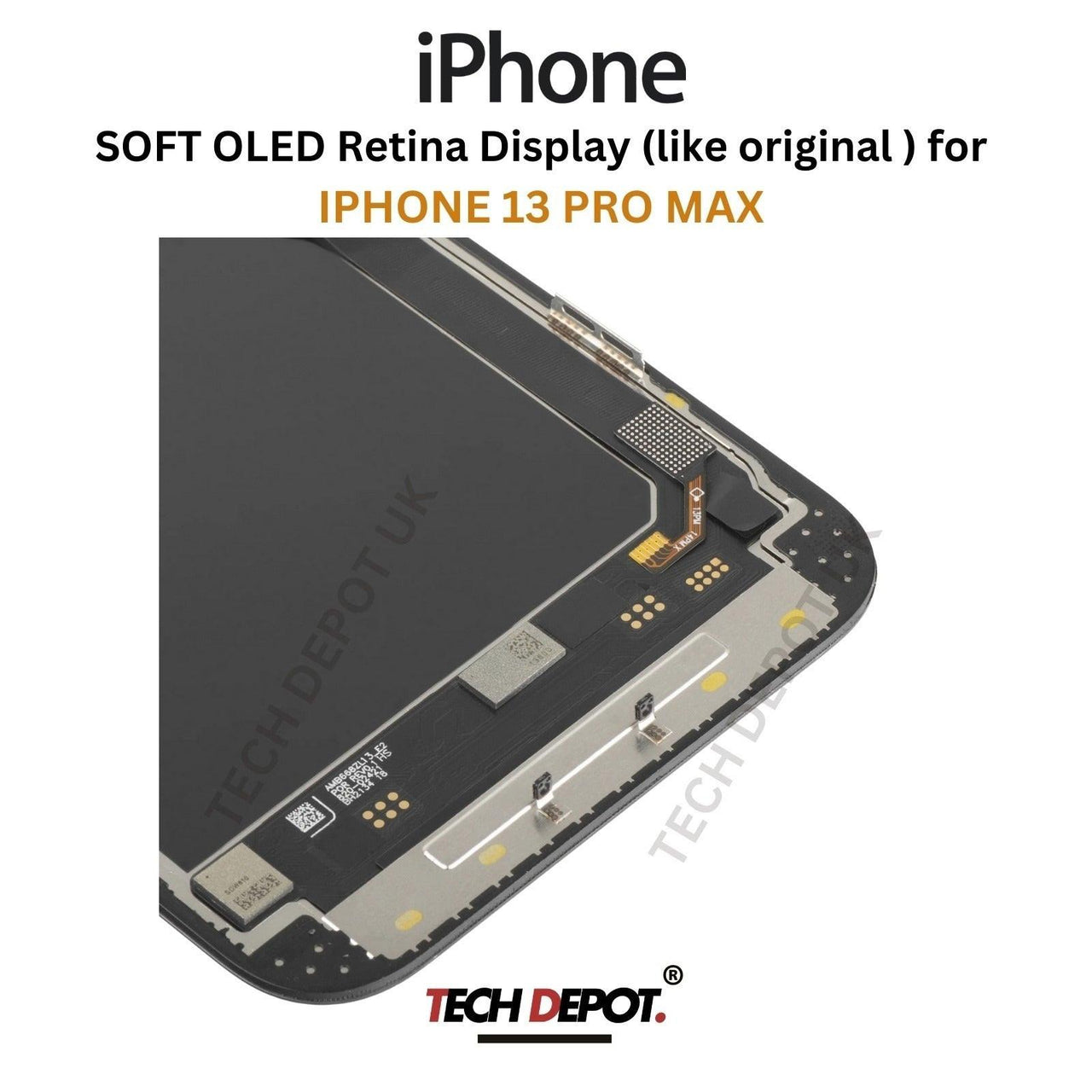 IPhone 13 Pro Max Soft OLED Screen Replacement - Premium Quality