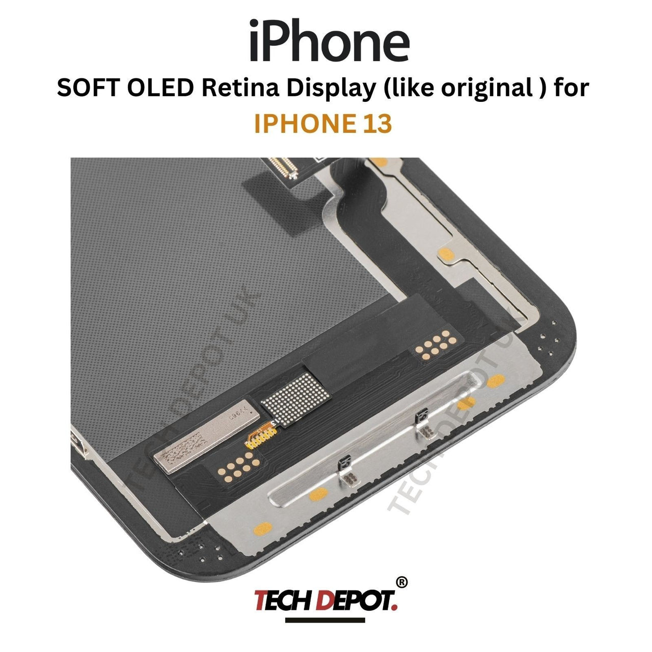 iPhone 13 Soft OLED Screen Replacement - Premium Quality