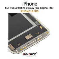 IPhone 15 Pro Soft OLED Screen Replacement - Premium Quality