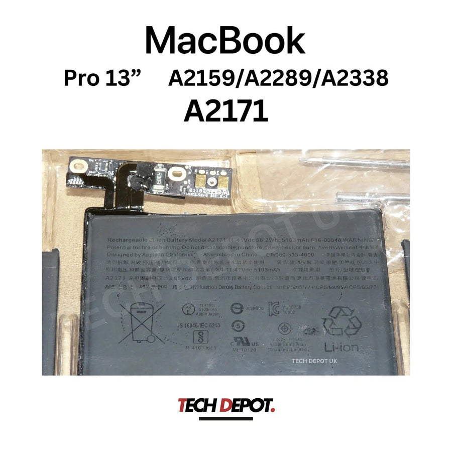New Apple Genuine MacBook ProRetina 13 A2159 A2289 A2338 2019/2020 Battery A2171
