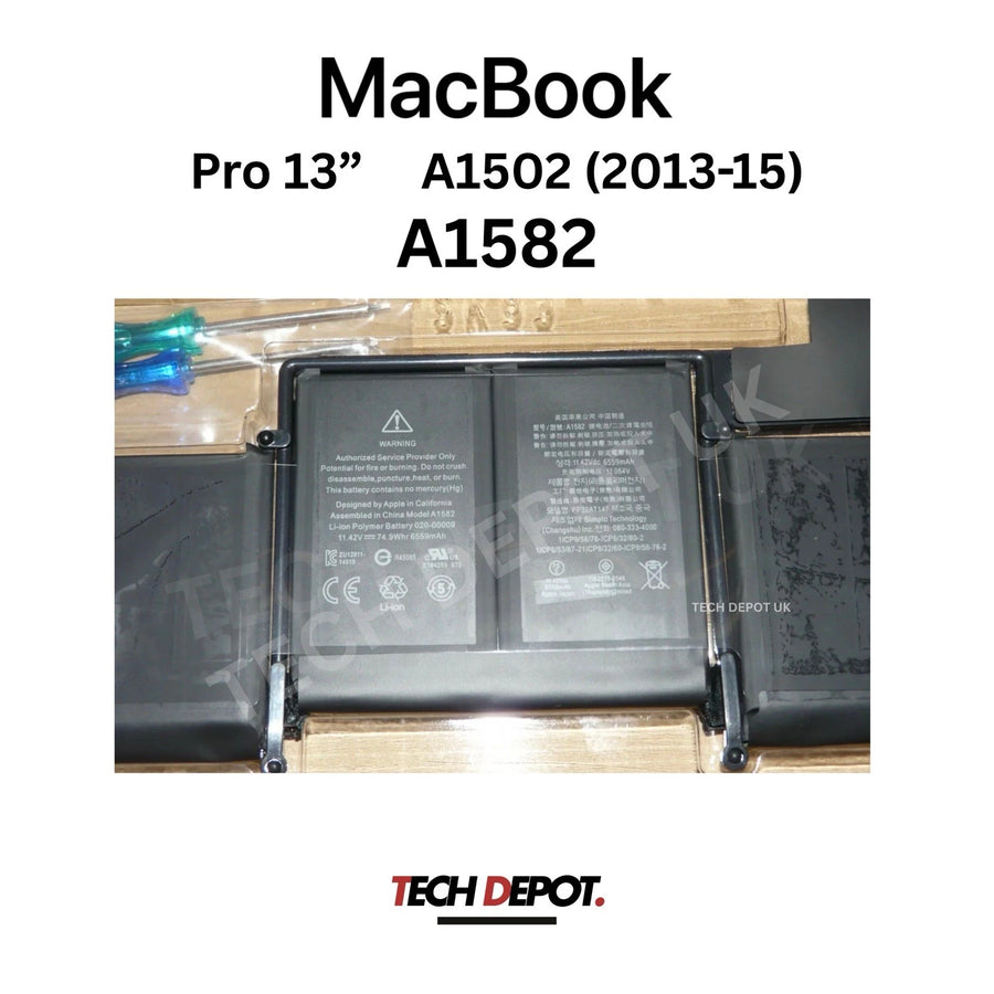 New Apple Genuine MacBook Pro 13" Retina A1502 2013-2015 Battery A1582