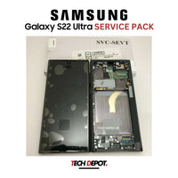 Genuine Samsung Galaxy S22 Ultra 5G(SM- S908B) SERVICE PACK LCD- BURGUNDY