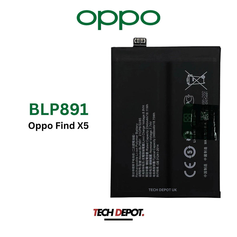OPPO Find X5 Battery Pack Replacement- BLP891