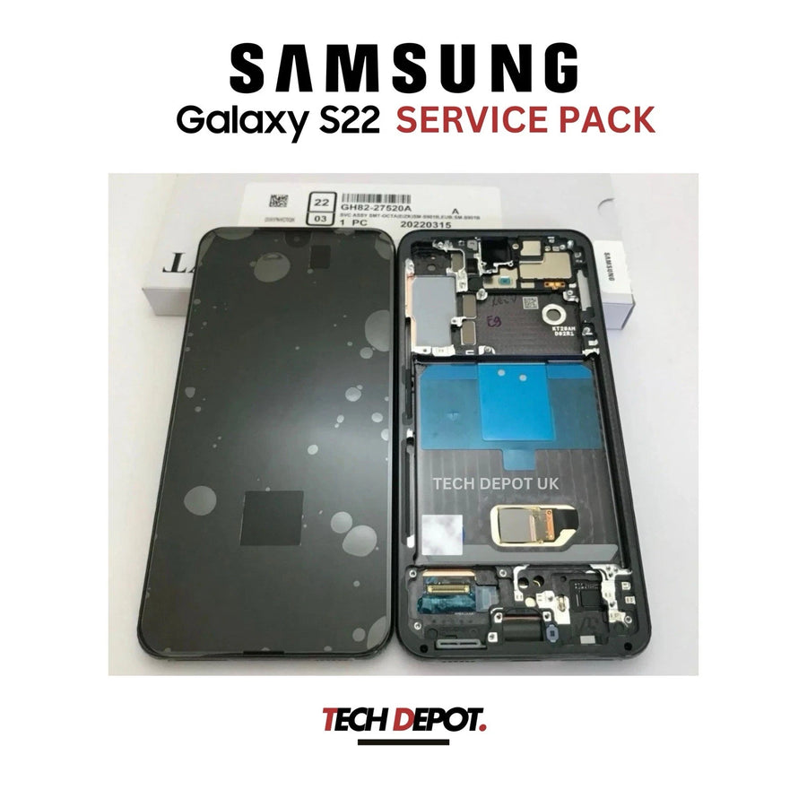 Genuine Samsung Galaxy S22 (S901B) SERVICE PACK LCD Display Screen- Black