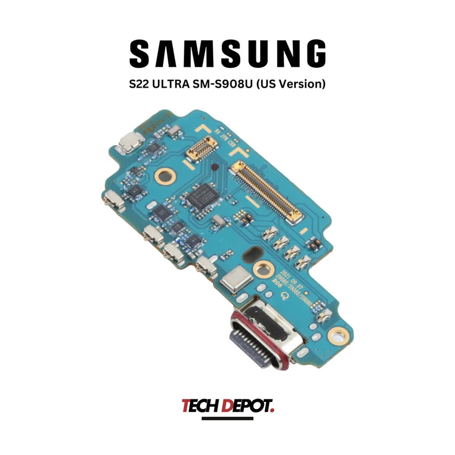 Genuine Samsung Galaxy S22 Ultra 5G SM-S908U Charging Port Board (US Version)