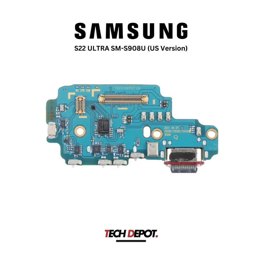 Genuine Samsung Galaxy S22 Ultra 5G SM-S908U Charging Port Board (US Version)