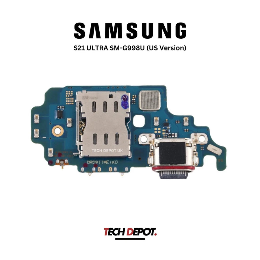 Genuine Samsung Galaxy S21 Ultra 5G SM-G998U Charging Port Board (US Version)